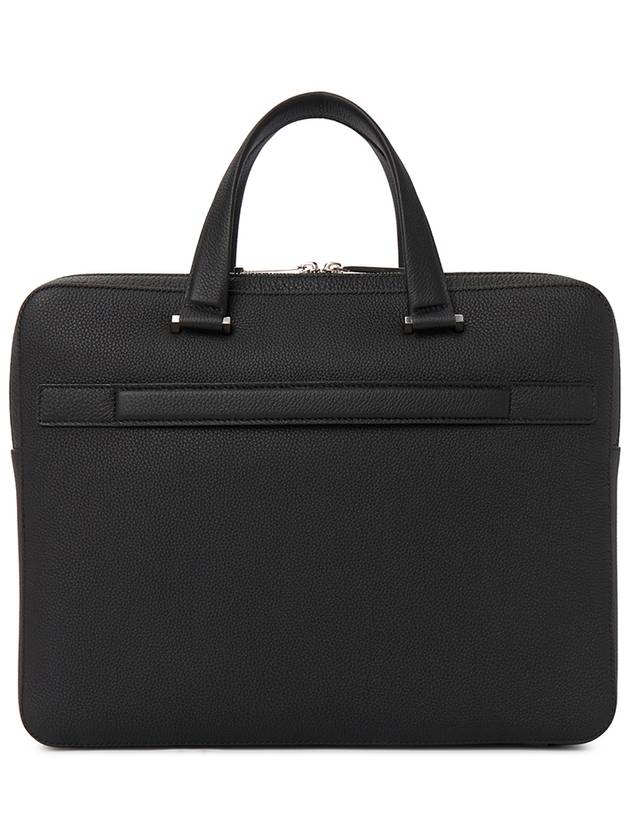 Gancini Embossed Brief Case Black - SALVATORE FERRAGAMO - BALAAN 4