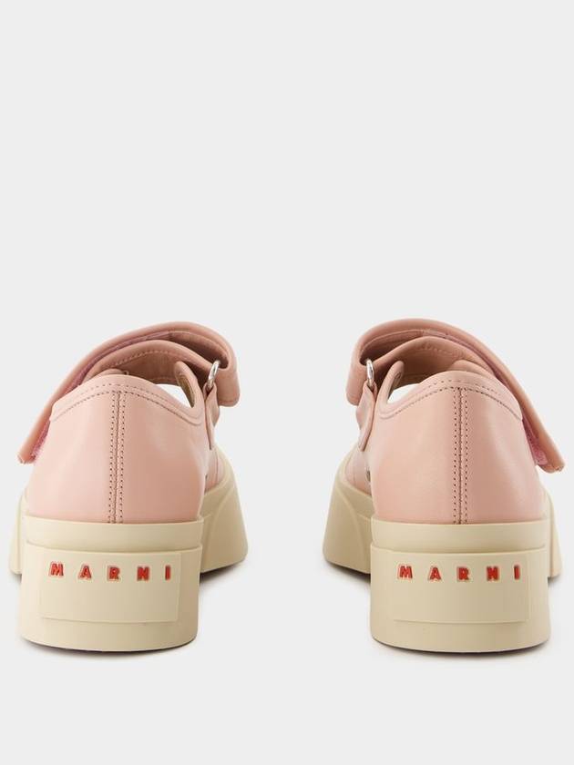 Mary Jane Sneakers - Marni - Leather - Pink - MARNI - BALAAN 3