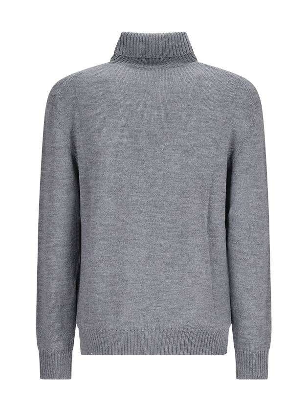 Roll-Neck Turtleneck Grey - JIL SANDER - BALAAN 3