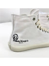 Tabi Canvas High Top Sneakers White - MAISON MARGIELA - BALAAN 4