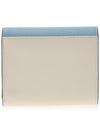 Saffiano Tri-Fold Half Wallet Blue - MARNI - BALAAN 4