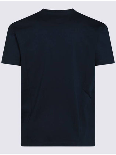 DSQUARED2 Blue Cotton T-Shirt - DSQUARED2 - BALAAN 1