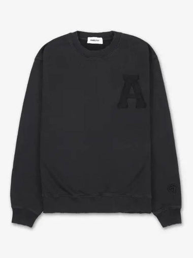 Destroyed Hole Sweatshirt Black BMBA004F24FLE0011010 - AMBUSH - BALAAN 1