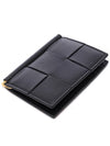 Cassette Leather Money Clip Black - BOTTEGA VENETA - BALAAN 6