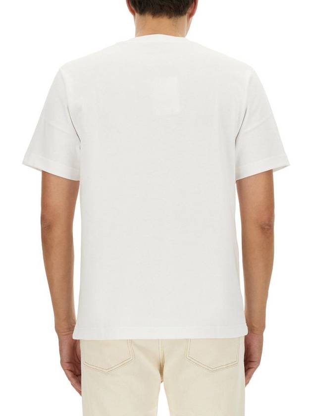 Le Gros Grain Logo Short Sleeve T-Shirt White - JACQUEMUS - BALAAN 4