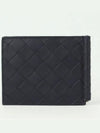 Intrecciato Bill Clip Card Wallet Black - BOTTEGA VENETA - BALAAN 3