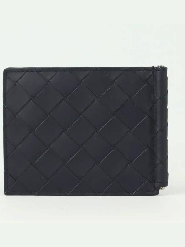 Intrecciato Bill Clip Card Wallet Black - BOTTEGA VENETA - BALAAN 3