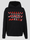 Number Logo Printing Cotton Hoodie Black - MAISON MARGIELA - BALAAN 2