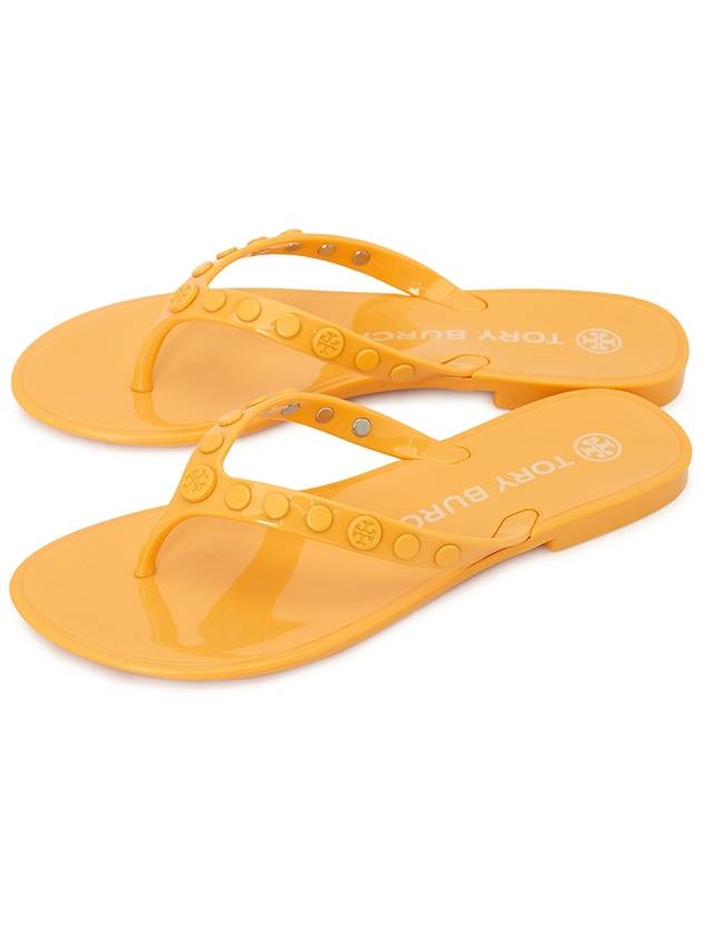 Studded Jelly Flip Flops Sunburst - TORY BURCH - BALAAN.