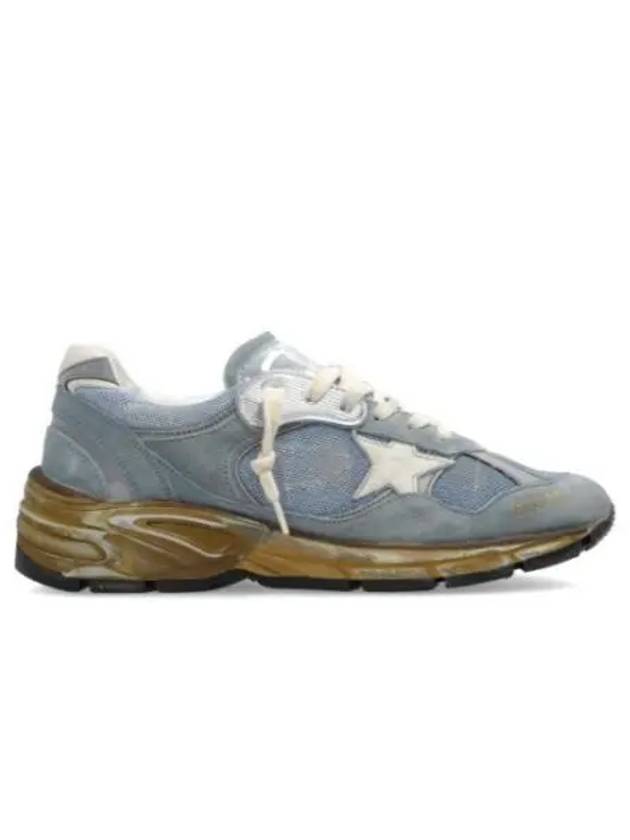 Dad Mesh Suede Low Top Sneakers Blue - GOLDEN GOOSE - BALAAN 2