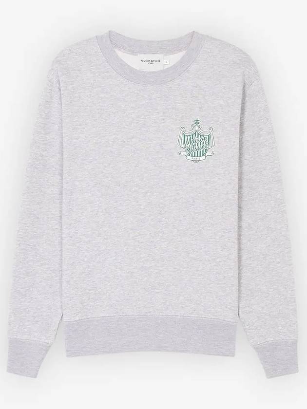 Logo Comfort Sweatshirt Light Grey Melange - MAISON KITSUNE - BALAAN 2