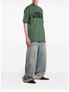 Tape Type Short Sleeve T-Shirt Green - BALENCIAGA - BALAAN 6