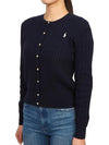 Mini Cable Cotton Cardigan Navy - POLO RALPH LAUREN - BALAAN 4