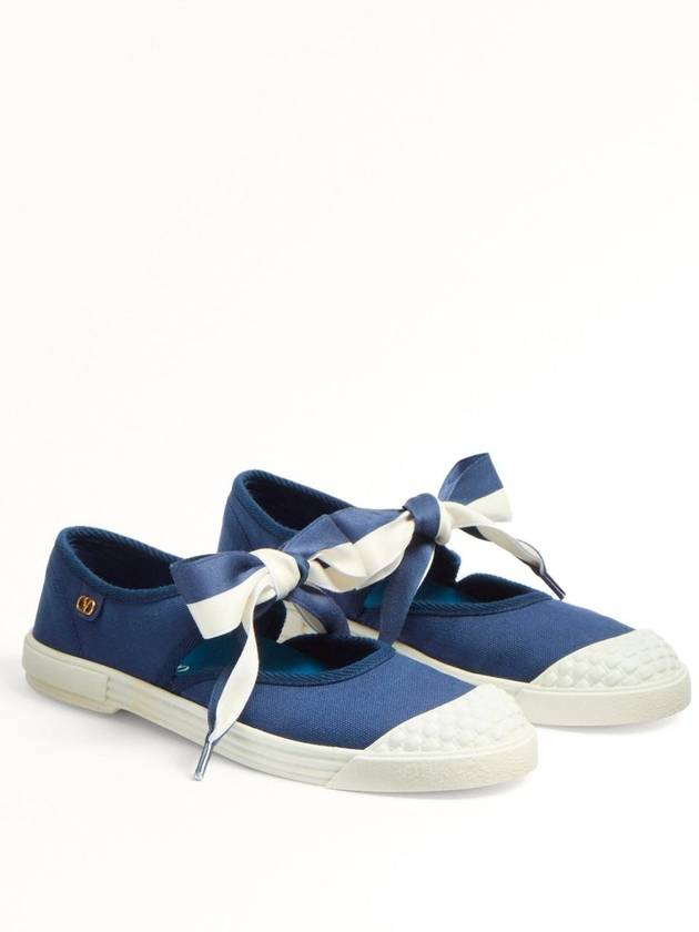 Valentino Garavani Flat shoes Blue - VALENTINO - BALAAN 3