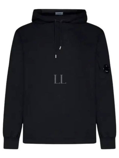 Light Fleece Hoodie Black - CP COMPANY - BALAAN 2