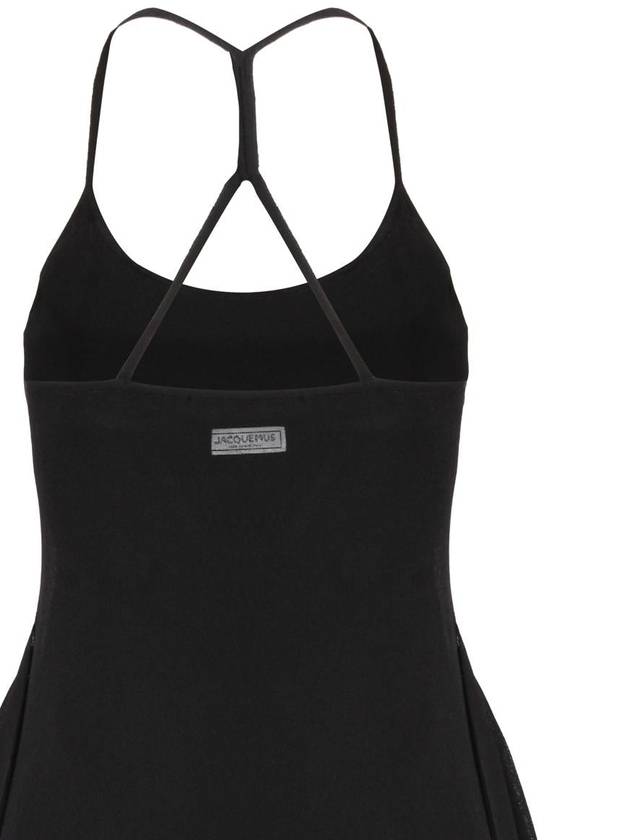 The Nodo Knit Long One Piece Black - JACQUEMUS - BALAAN 4