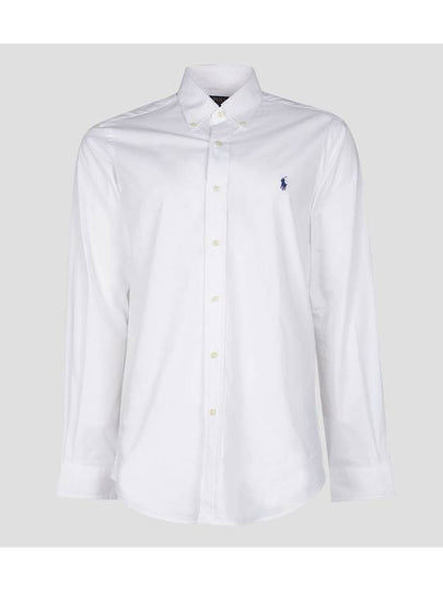 Classic Fit Poplin Shirt White - POLO RALPH LAUREN - BALAAN 2