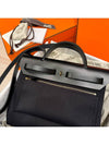 Erbag 31 Shoulder Tote Women's Black Canvas Gold Plated - HERMES - BALAAN 4