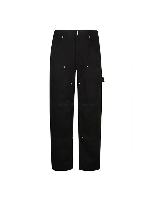 Zip Off Carpenter Straight Pants Black - GIVENCHY - BALAAN 2