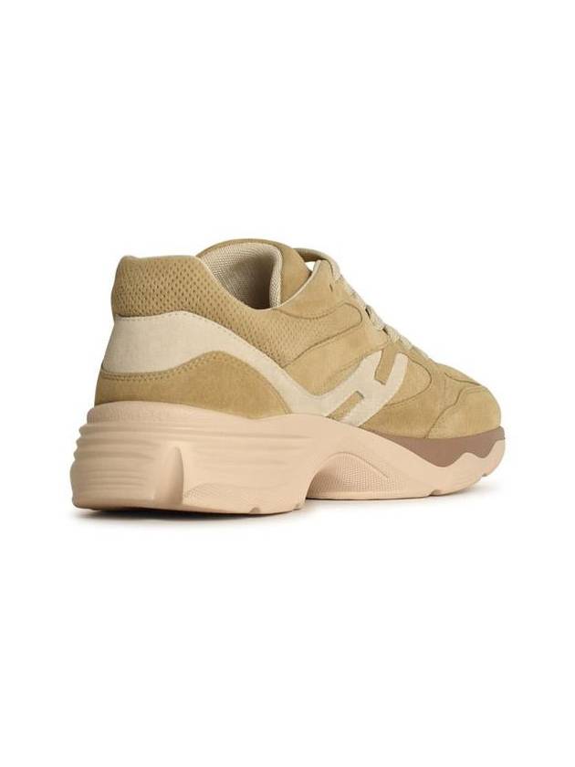 Hogan 'H665' Beige Leather Sneakers - HOGAN - BALAAN 3