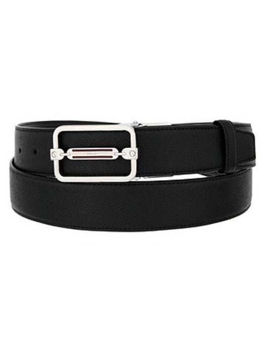 men black leather belt - BALLY - BALAAN 1