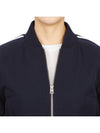 Zip-Up Bomber Jacket Navy - AMI - BALAAN 9