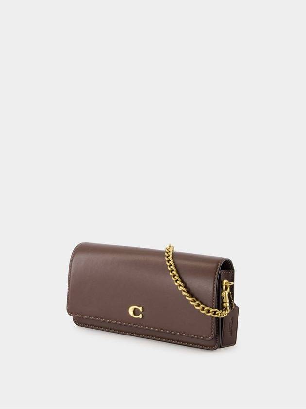 Essential Calfskin Long Wallet Brown - COACH - BALAAN 3