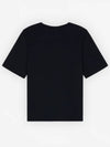 Handwriting Comfort Fit Short Sleeve T-Shirt Black - MAISON KITSUNE - BALAAN 2