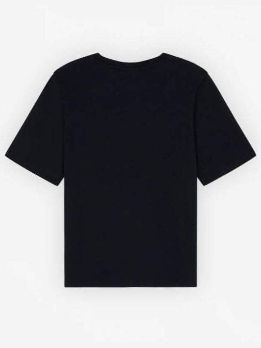 Handwriting Comfort Fit Short Sleeve T-Shirt Black - MAISON KITSUNE - BALAAN 2