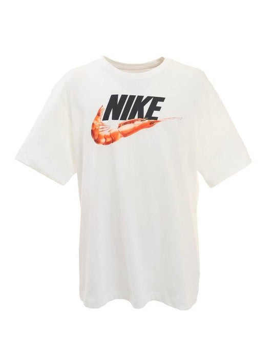 Sportswear Food Shrimp Swoosh Short Sleeve T-Shirt White - NIKE - BALAAN 1