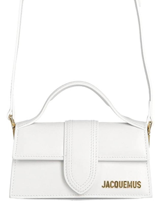 gold logo bambino small cross bag white - JACQUEMUS - BALAAN 2