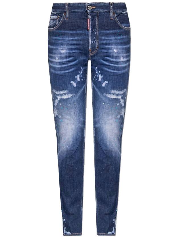 Cool Guy Denim Straight Jeans Blue - DSQUARED2 - BALAAN 1