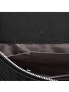 Intrecciato Weaving Zipper Clutch Bag Black - BOTTEGA VENETA - BALAAN 4