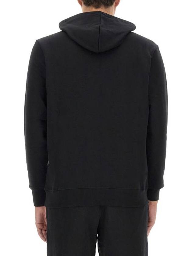 Zebra Patch Cotton Hoodie Black - PAUL SMITH - BALAAN 2