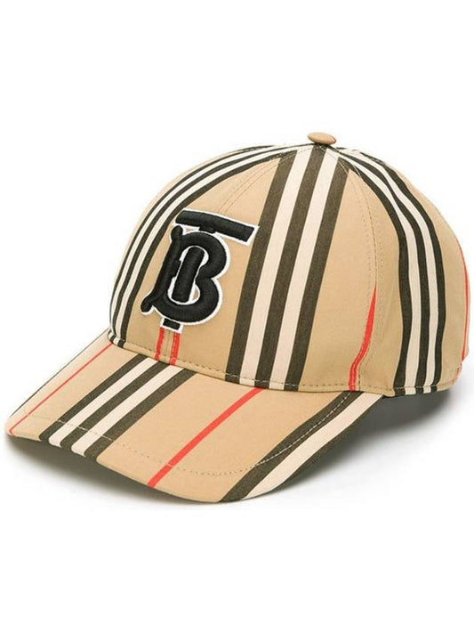 TB logo ball cap beige - BURBERRY - BALAAN 1