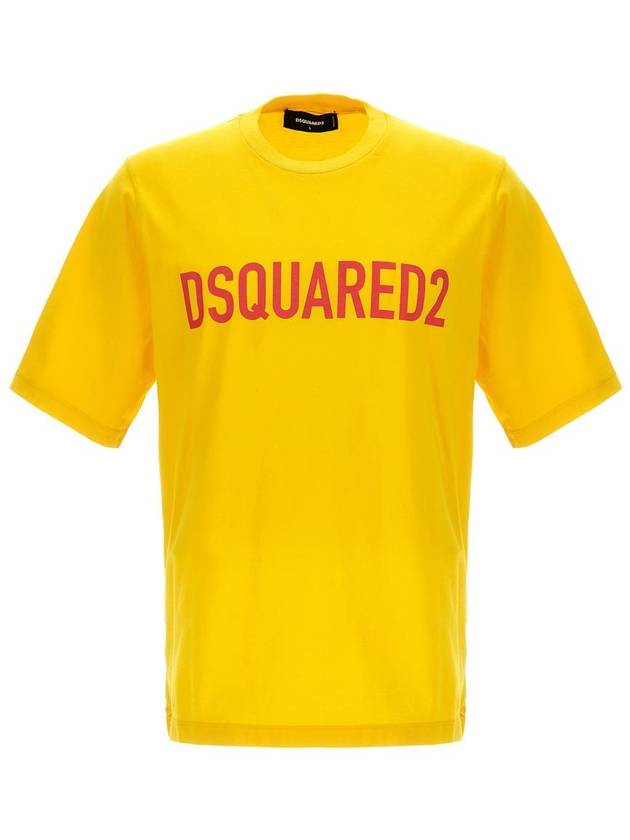 short sleeve t-shirt S74GD1122S24321173 Yellow - DSQUARED2 - BALAAN 2