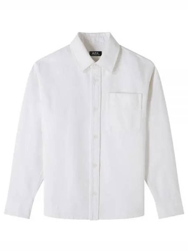 Basile Brodee Long Sleeve Shirt White - A.P.C. - BALAAN 2