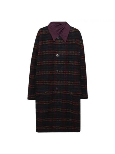 Men's Kinston Check Reversible Single Coat Black - ISABEL MARANT - BALAAN 1