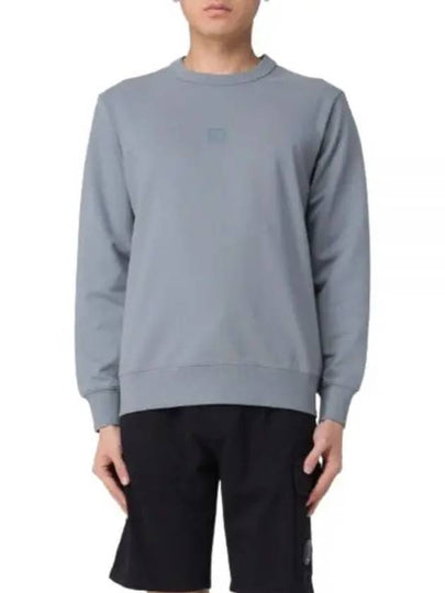 Metropolis Series Stretch Fleece Logo Sweatshirt Grey - CP COMPANY - BALAAN 2