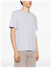 Chillax Fox Patch Regular Short Sleeve T-Shirt Grey - MAISON KITSUNE - BALAAN 4