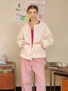 Rose Cover Quilted Jumper Pink - LETTER FROM MOON - BALAAN 5