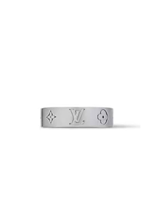 Mosaic Thin Ring Silver - LOUIS VUITTON - BALAAN 1