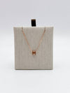 Pop H Mini Necklace New Gold - HERMES - BALAAN 4