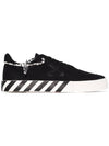 Vulcanized Canvas Sneakers Black - OFF WHITE - BALAAN 1