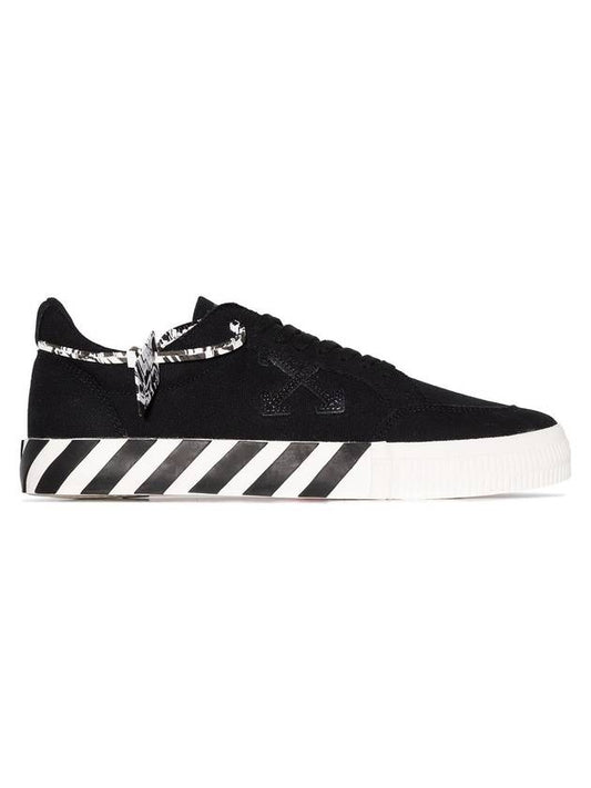 Vulcanized Canvas Sneakers Black - OFF WHITE - BALAAN 1