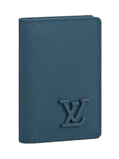 Pocket Organizer Card Wallet Blue - LOUIS VUITTON - BALAAN 1