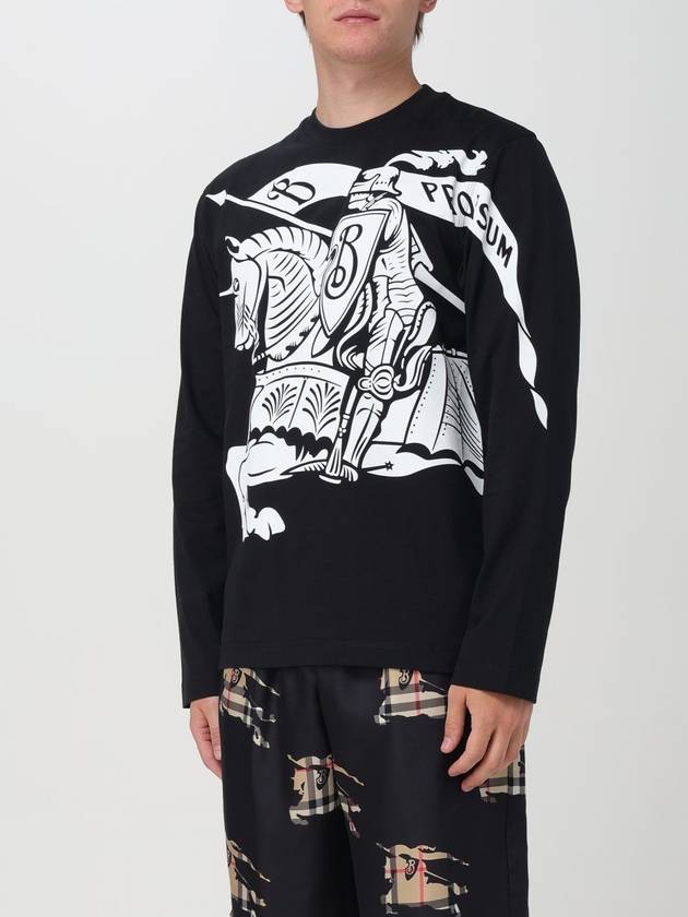 EKD Long Sleeve T-Shirt Black - BURBERRY - BALAAN 5