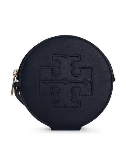 Ella Round Card Wallet Black - TORY BURCH - BALAAN 2