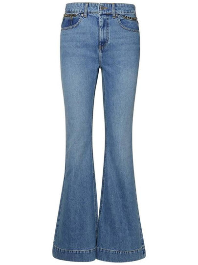 Denim Straight Pants 6D0181 3SPH564599 Blue - STELLA MCCARTNEY - BALAAN 2