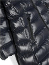 Moncler Junior 12 MOKA Hooded Down Coat Navy - MONCLER - BALAAN 3